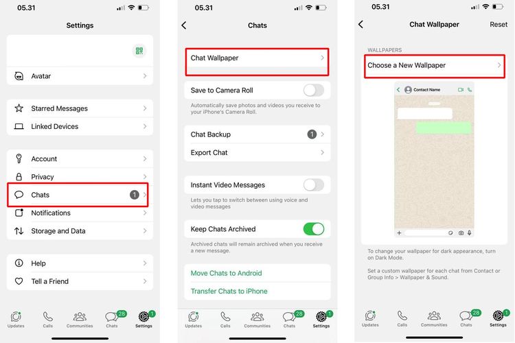 Cara Mengganti Background WhatsApp