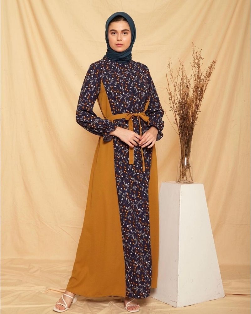 Klarisa Dress Indigo dari Suqma