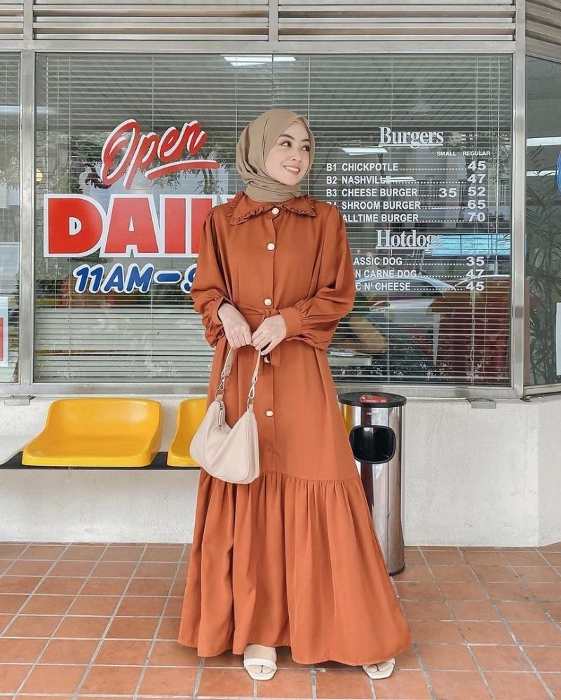 Elizabeth Dress dari Vanilla Hijab