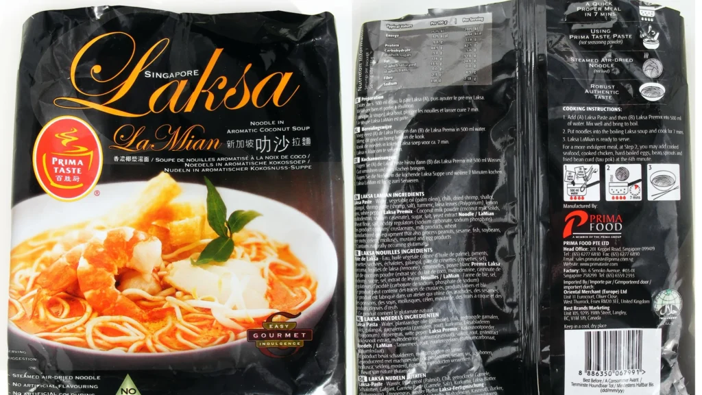 Prima Taste Singapore Whole Grain Laksa La Mian