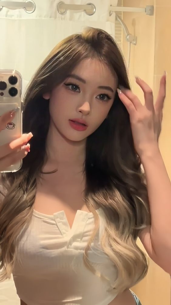 model rambut korea